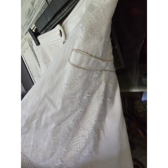 Pilcro Asymmetrical Denim Midi Skirt - New Size 10 - Picture 10 of 10